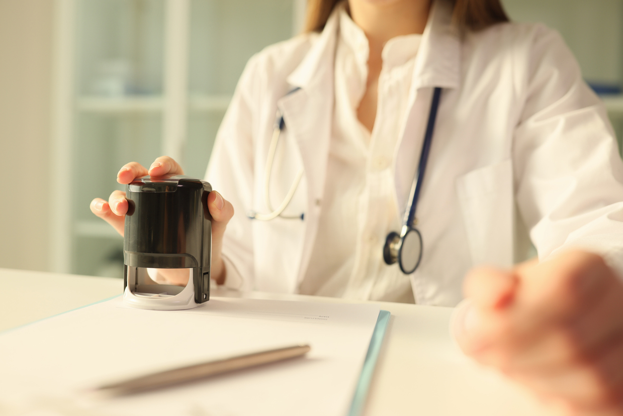 tampon pour médecin personnalisé